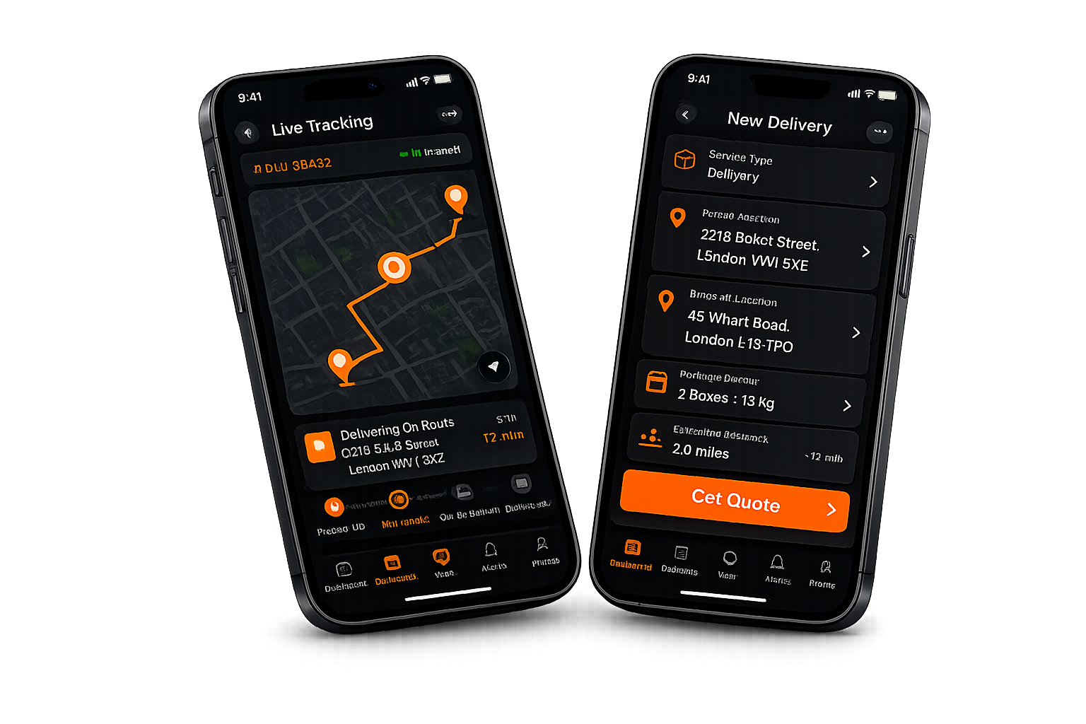 DropDash App Interface